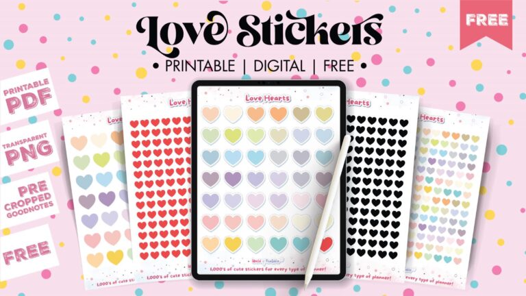 Free Printable Birthday Cake Planner Stickers - World of Printables