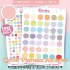 Circle Planner Stickers | Free Printable &amp; Digital Stickers - World of ...