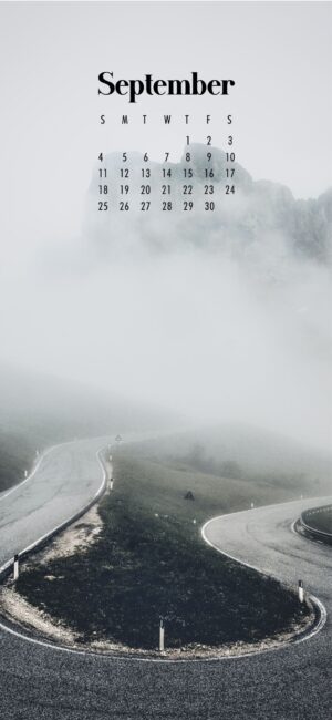 September Calendar Wallpaper Aesthetic