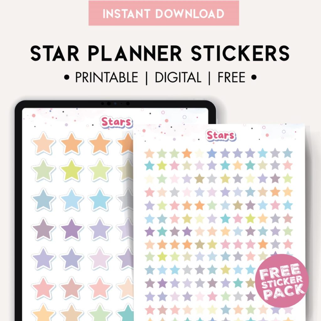 Free Printable Star Stickers - World of Printables