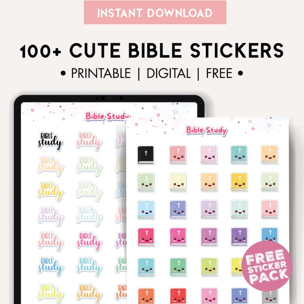cute bible journaling stickers