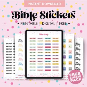 Bible Journaling Stickers | Free Printable & Digital Stickers - World ...