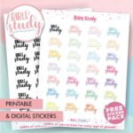 Bible Journaling Stickers | Free Printable &amp; Digital Stickers - World ...