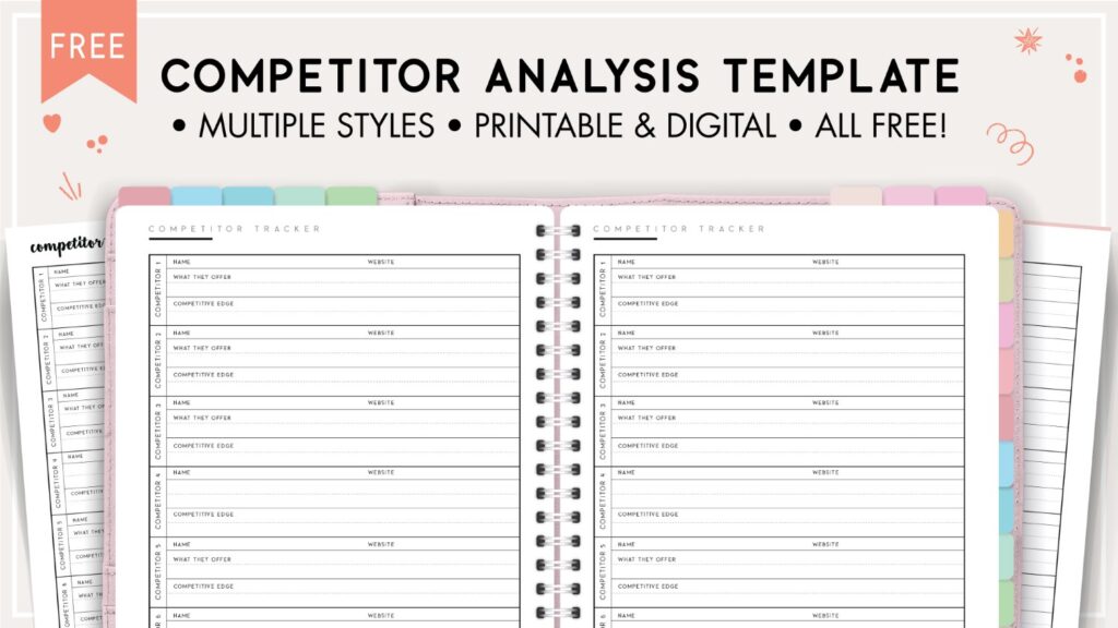 12+ Competitor Analysis Templates - Word, PDF Format Download