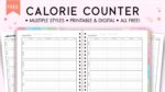 Download Free Calorie Counter PDF - World of Printables