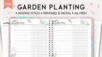 Free Garden Planner Printable - World of Printables