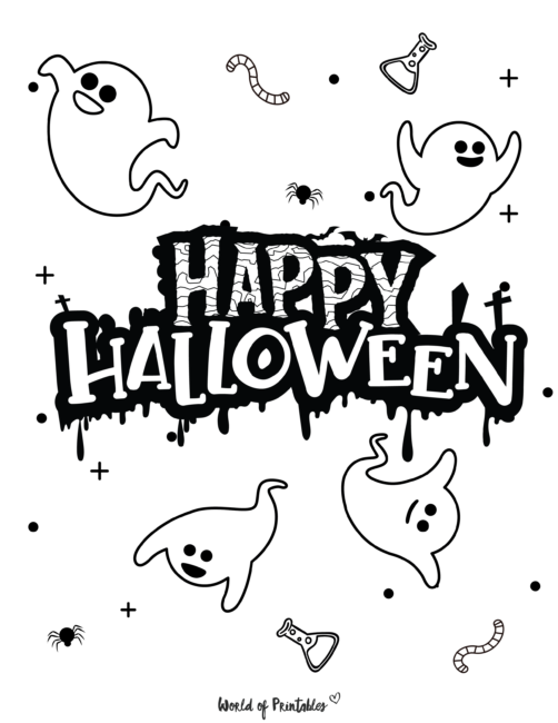Halloween Coloring Pages Free Printable