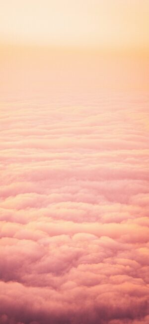 Pink Clouds Phone Background