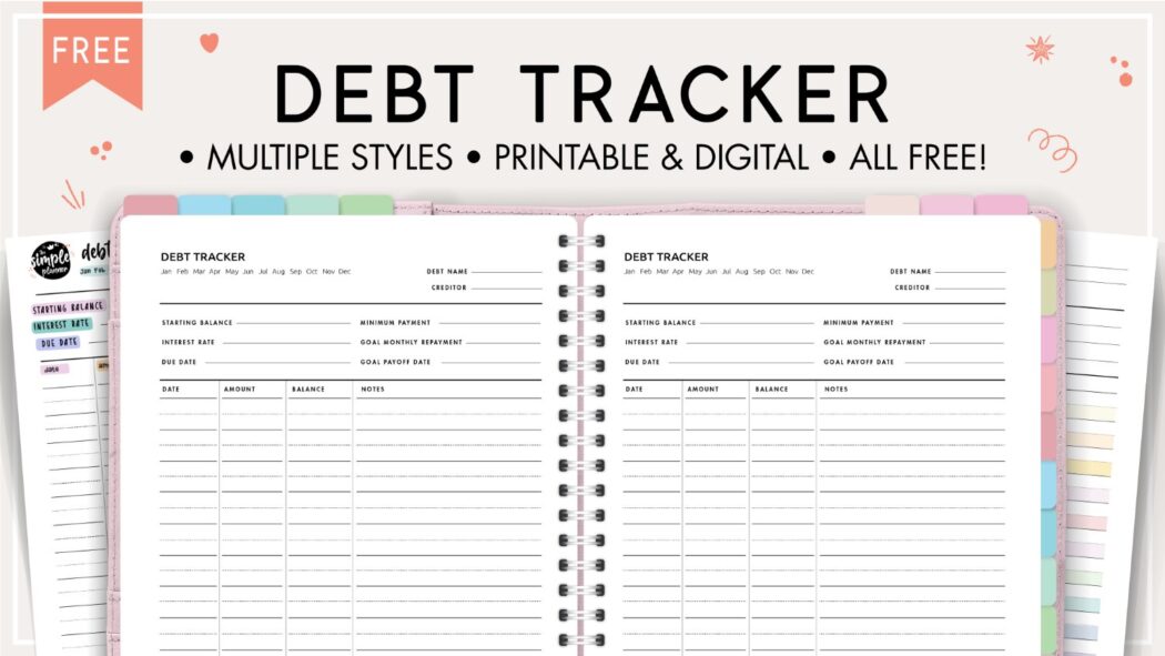 Free Printable Debt Tracker - Use This To Payoff Your Debts Quicker