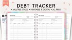 Free Printable Debt Tracker - Use This To Payoff Your Debts Quicker