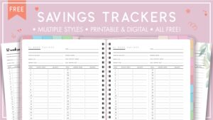 The Free Printable Savings Tracker - Perfect For a Smaller Budget