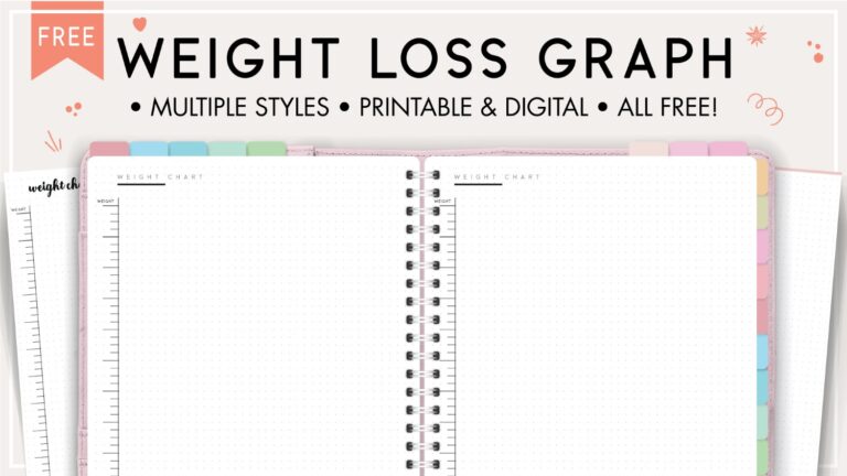 Free Printable Weight Loss Graph - World of Printables