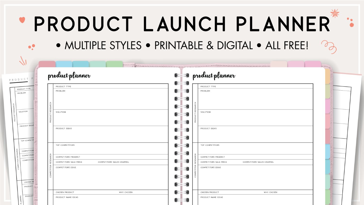 Product Launch Planner Template World Of Printables