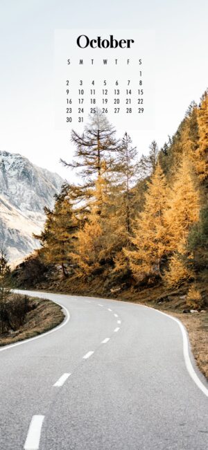 Pretty Aesthetic October Background