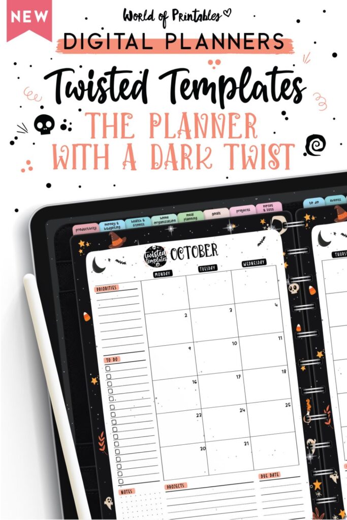 Twisted Templates Digital Planner