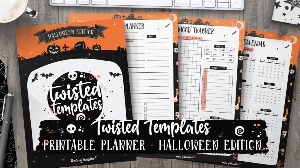 Twisted Templates Planner Halloween