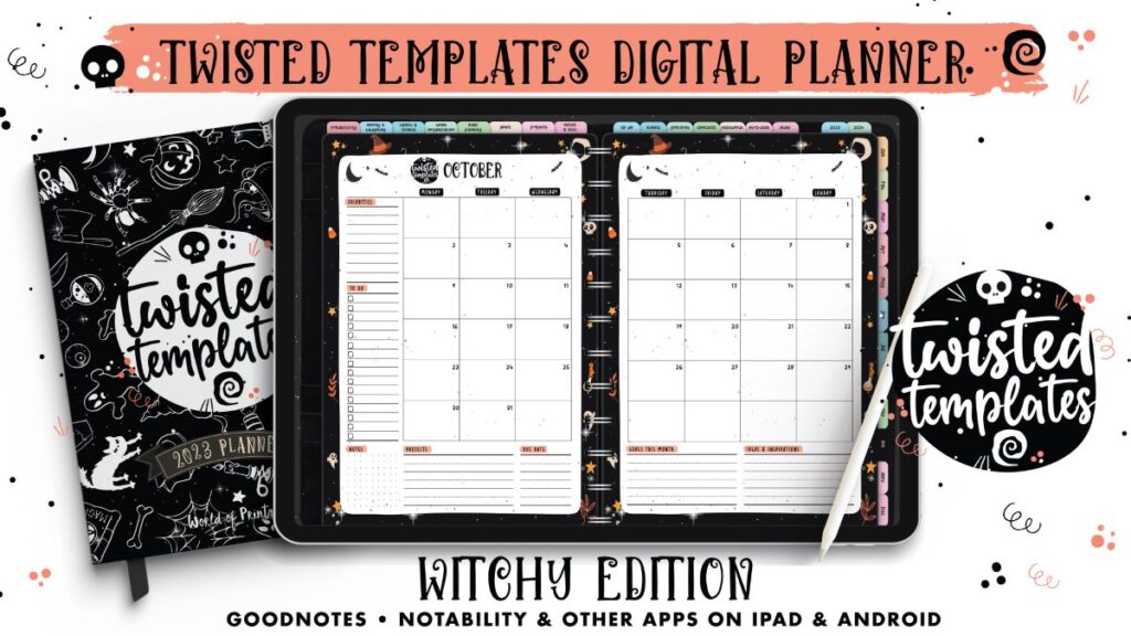 Twisted Templates Planner Witchy Edition