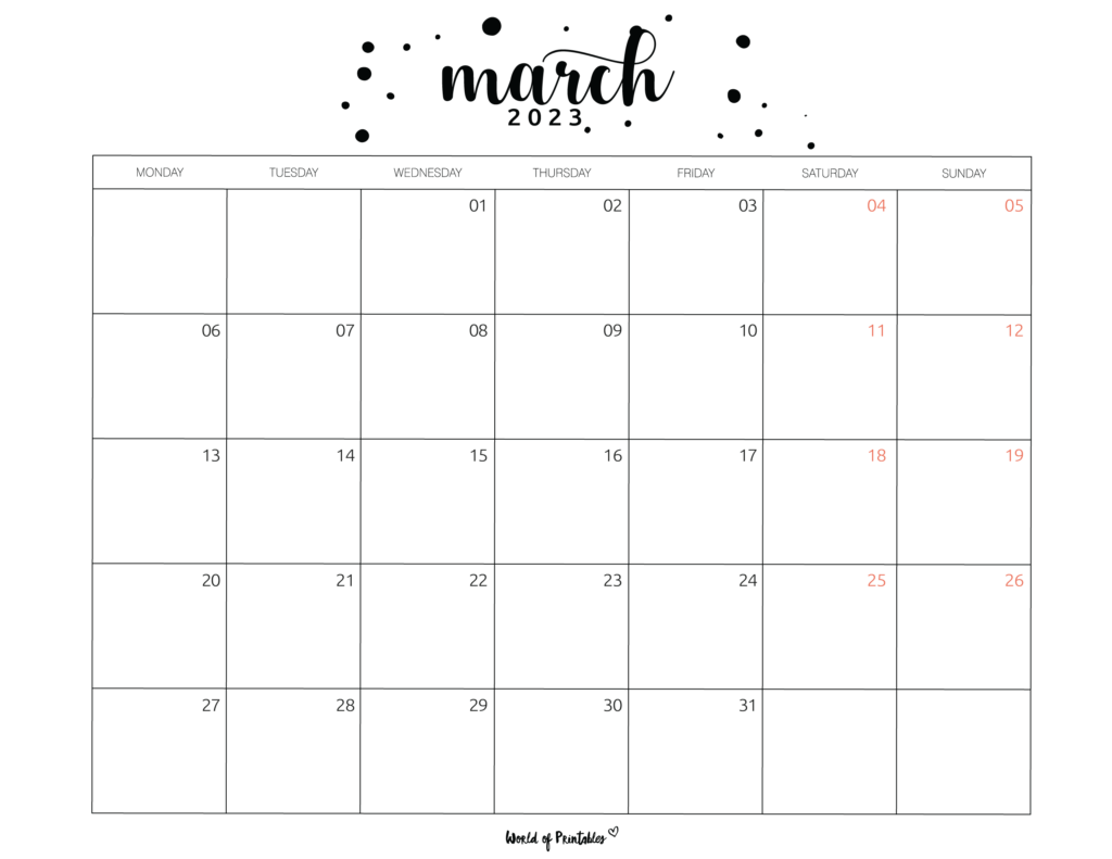 printable calendar march 2022 with holidays