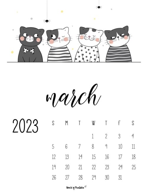March 2023 Calendars 100 Styles To Choose From World of Printables