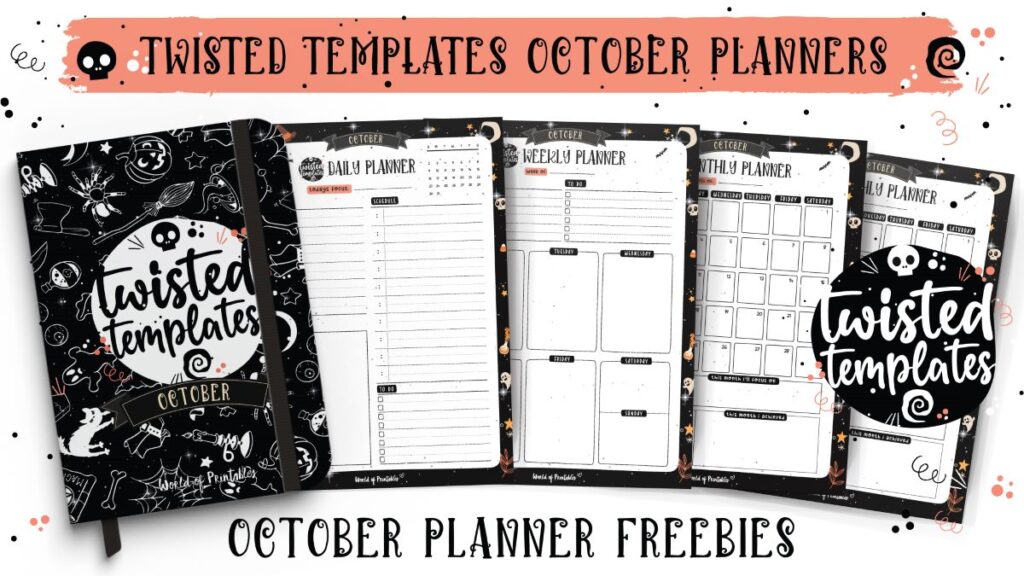 October Witchy Planners