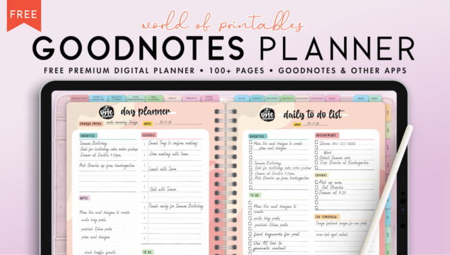 GoodNotes Planner With 108 Free Templates World Of Printables