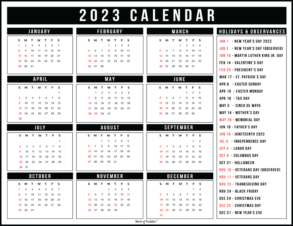 March 2023 Calendar With Federal Holidays Get Calendar 2023 Update