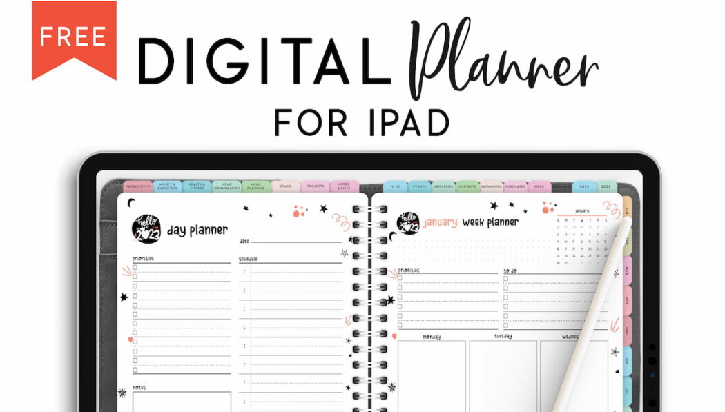 Digital Planner For iPad With Over 100 Cute Pages World of Printables