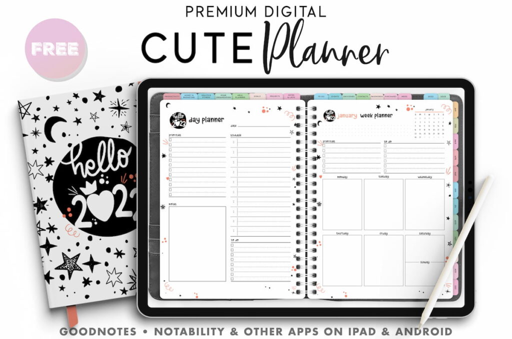 Cute Digital Planner for iPad