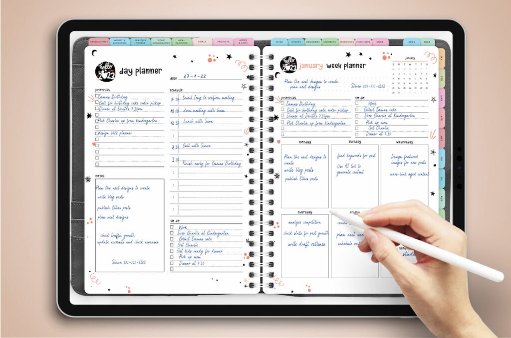 Digital Planner iPad