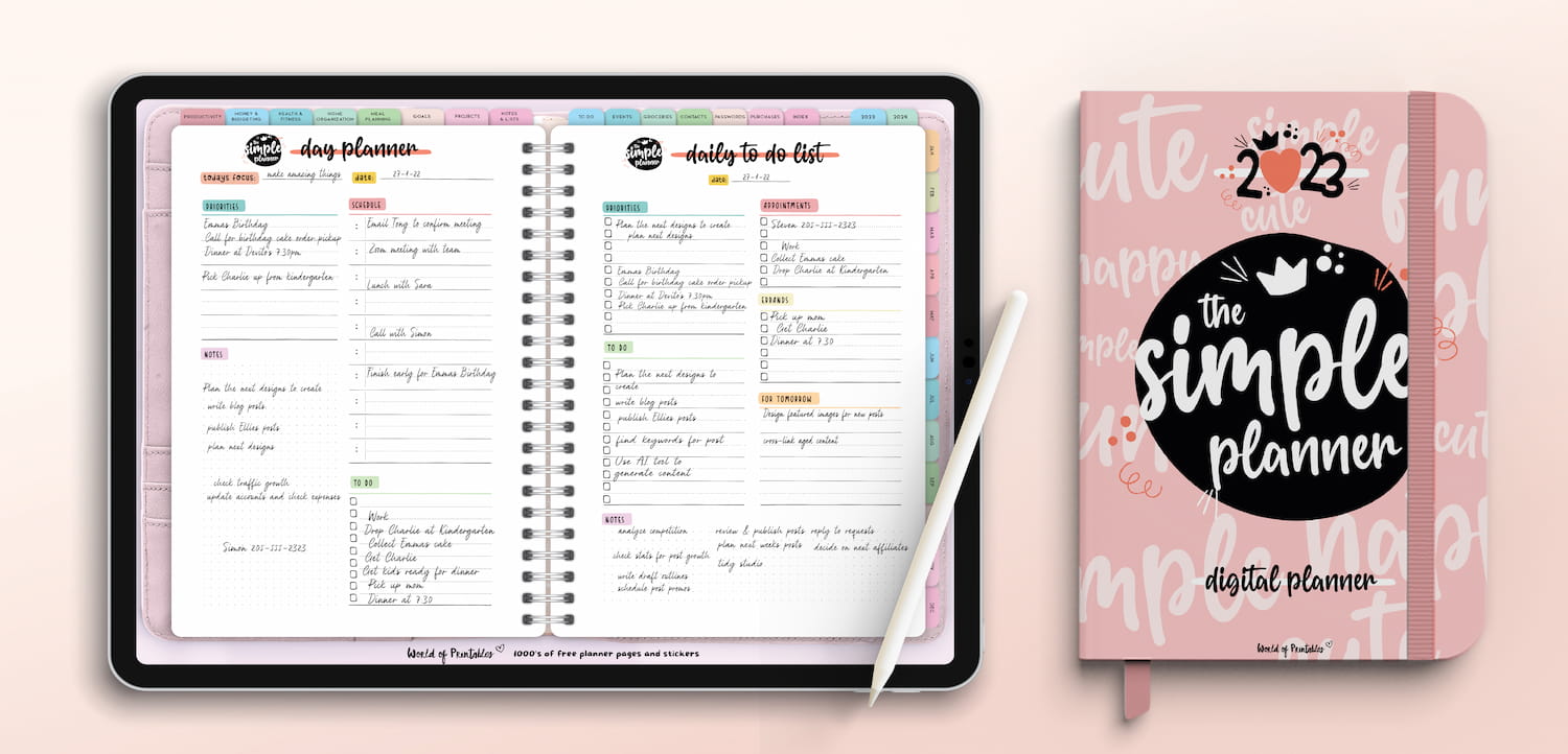 Digital Life Planner & How To Use It To Organize Your Life World of