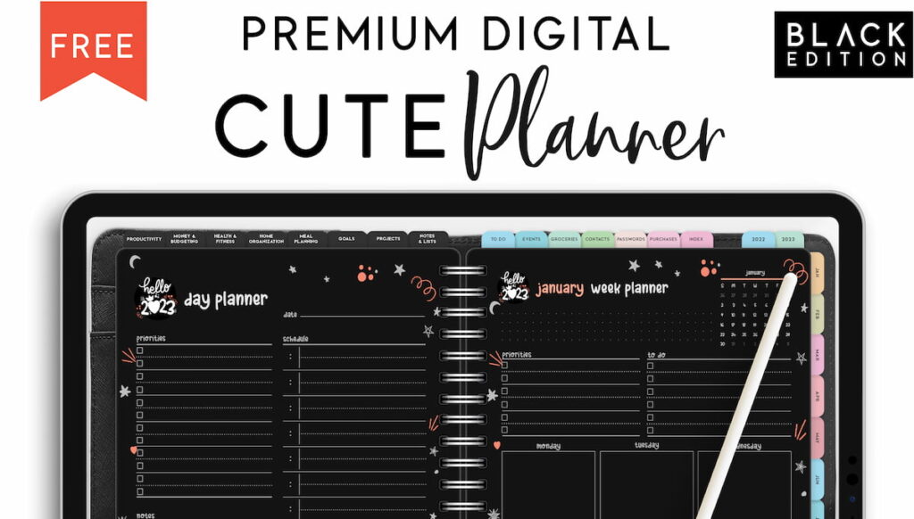 Free Digital Planner PDF