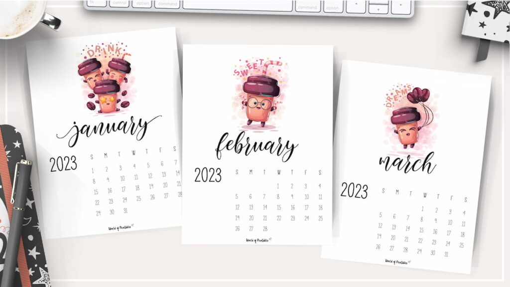 Free Funny Calendar 2023 Printable