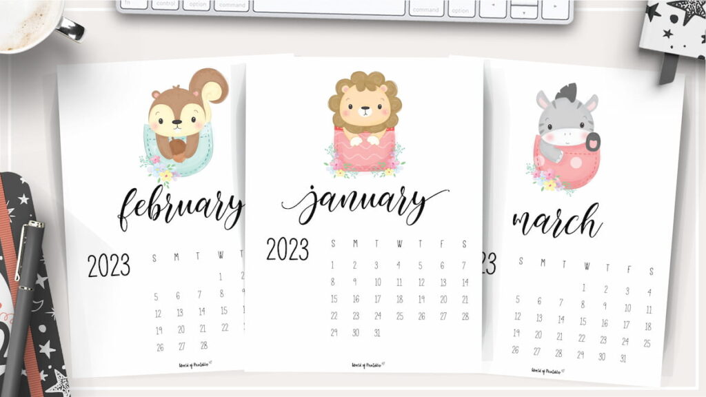 Preschoolers Calendar for 2023