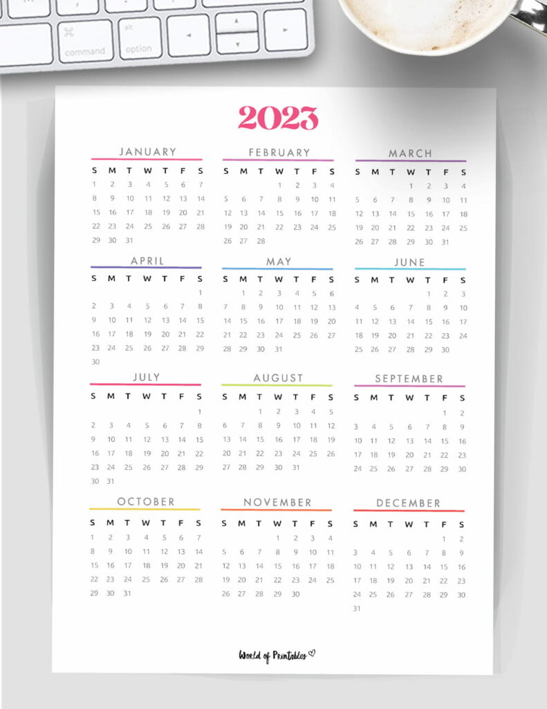 monthly calendar 2023 pdf