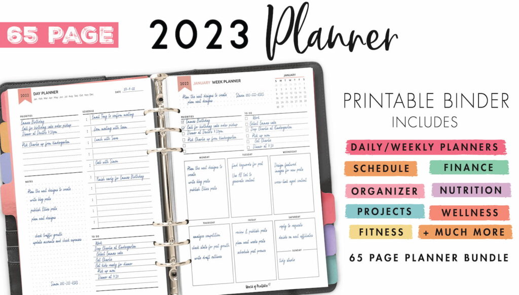 2023 Planner Binder