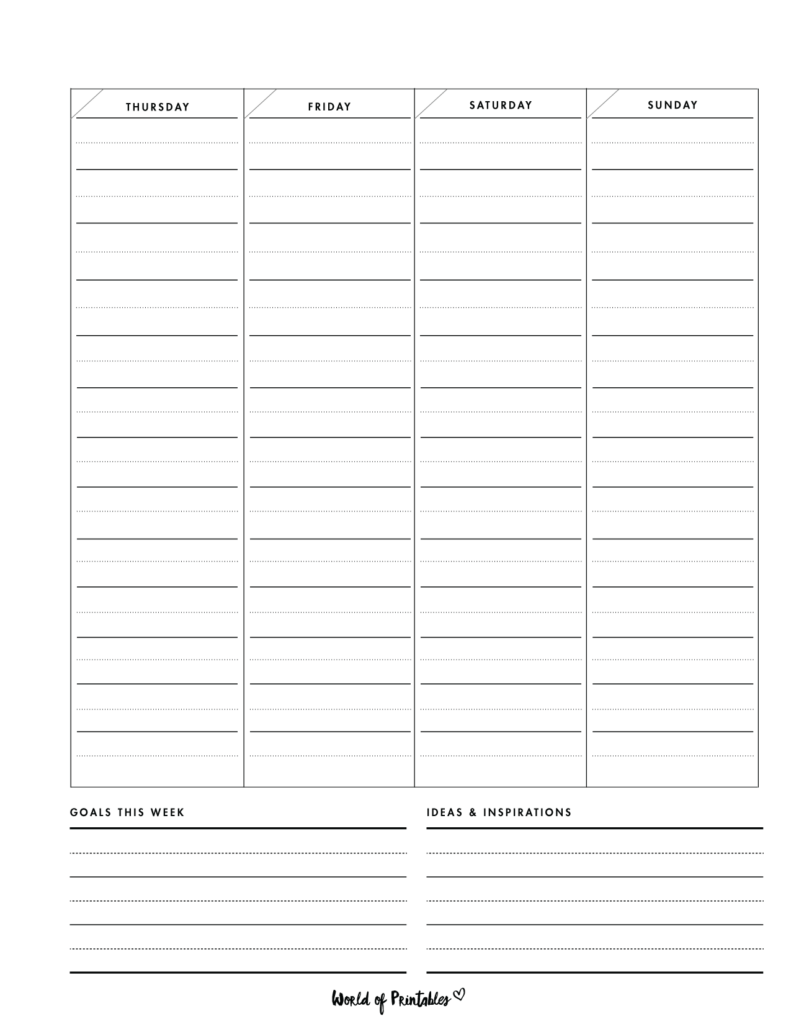 2023 Planner Week Planner 2