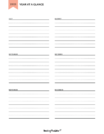 Free 2023 Planner - 65 Page Printable Planner | 4 Color Styles