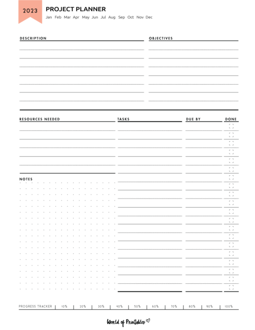 2023 Project Planner