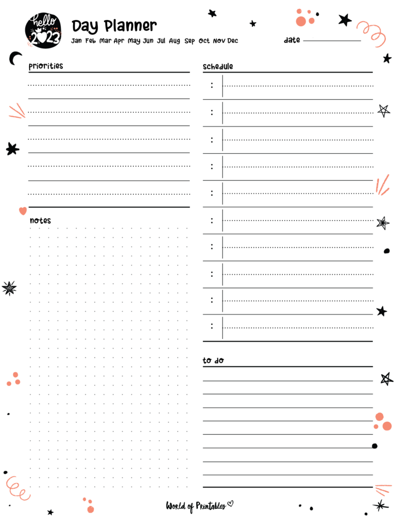 Hello 2023 Cute Planner_Day Planner-05