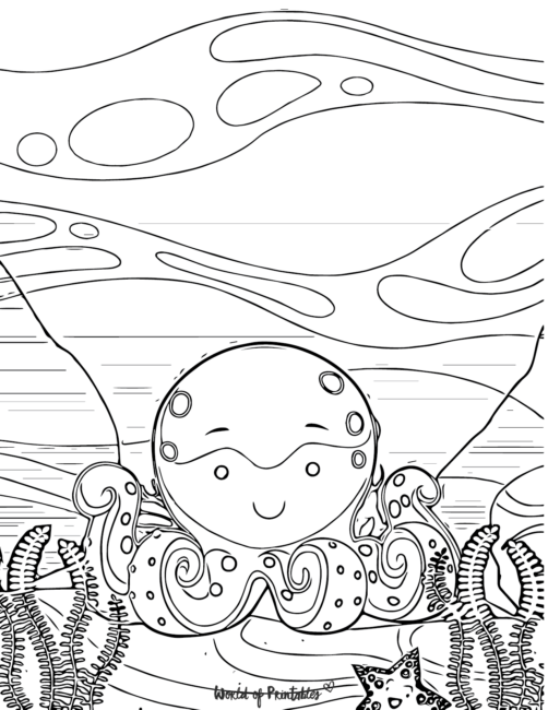 Octopus Coloring Pages-27