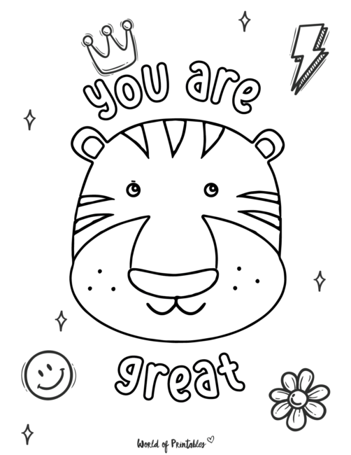 Tiger Coloring Pages-20