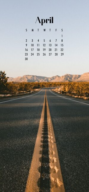phone background of a road with a scenic view