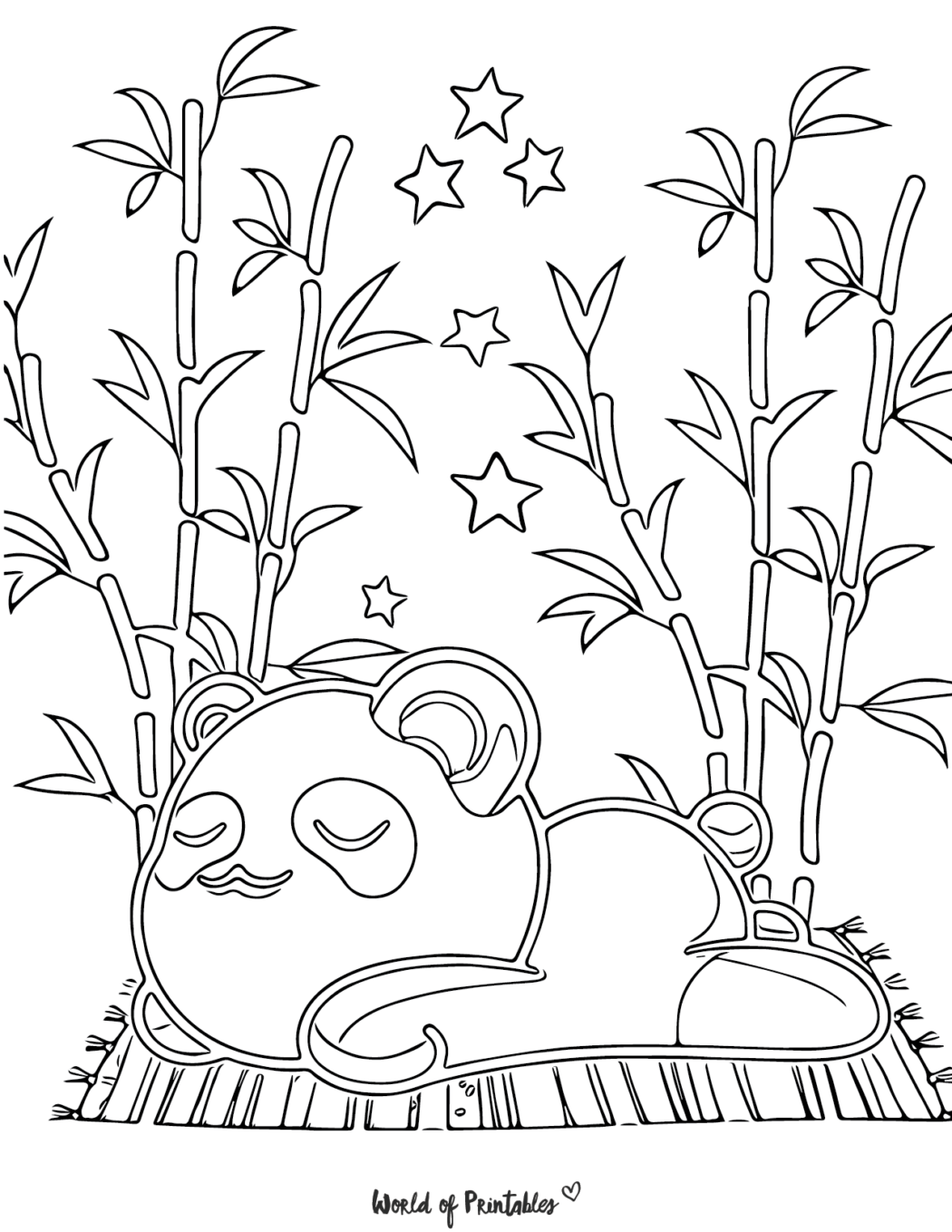 Cute Animal Coloring Pages World - Cute Animal Coloring Pages Panda 1050x1359 