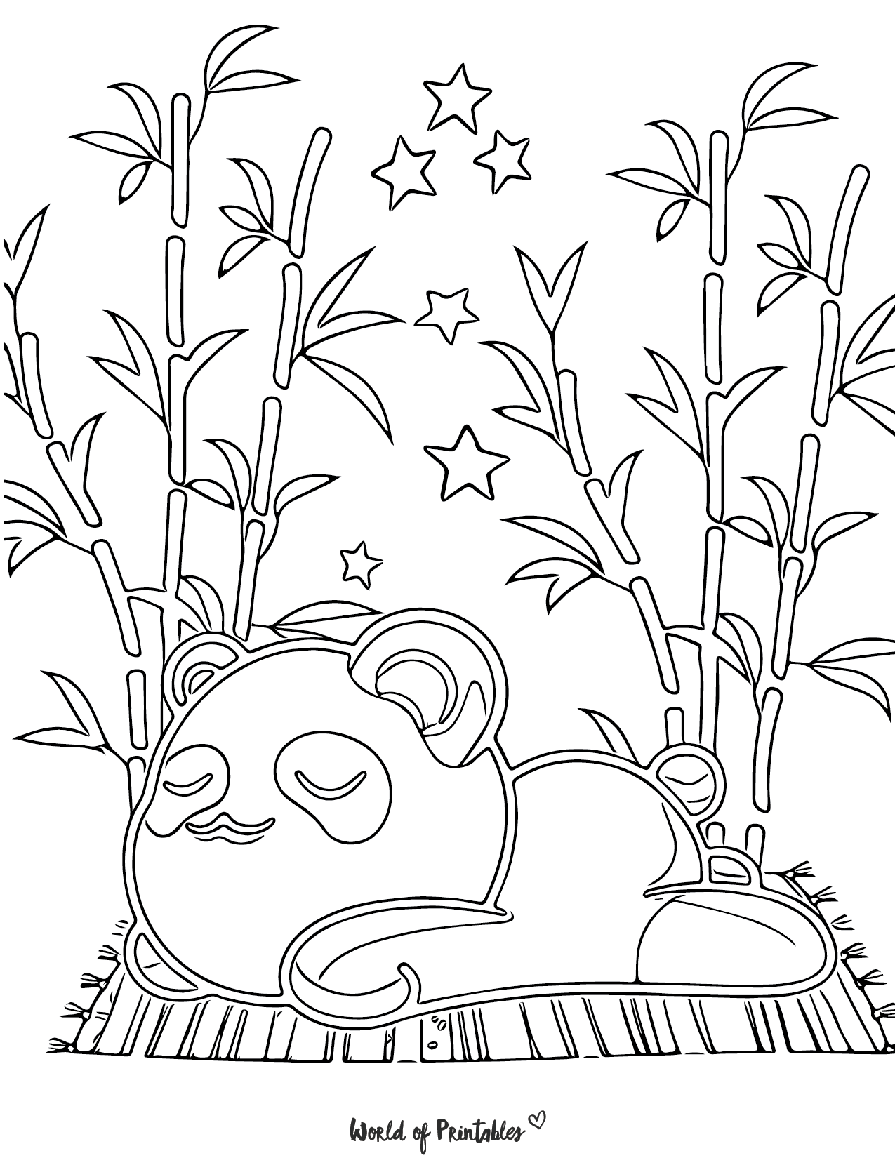 Cute Animal Coloring Pages - World of Printables