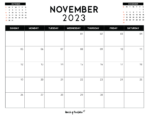 November 2023 Calendars | 100+ Styles - World of Printables