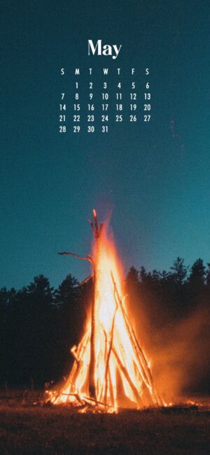 May 2023 Calendar Wallpaper Aesthetic