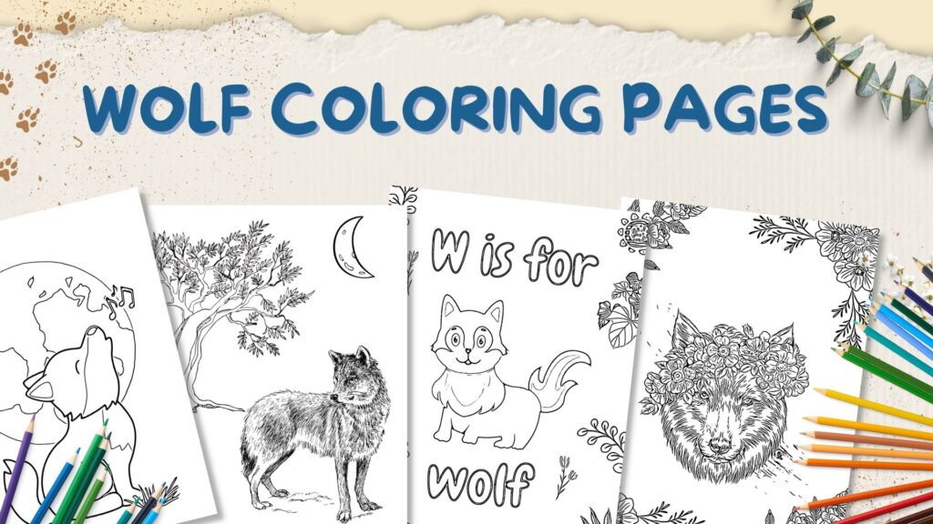 Wolf Coloring Pages