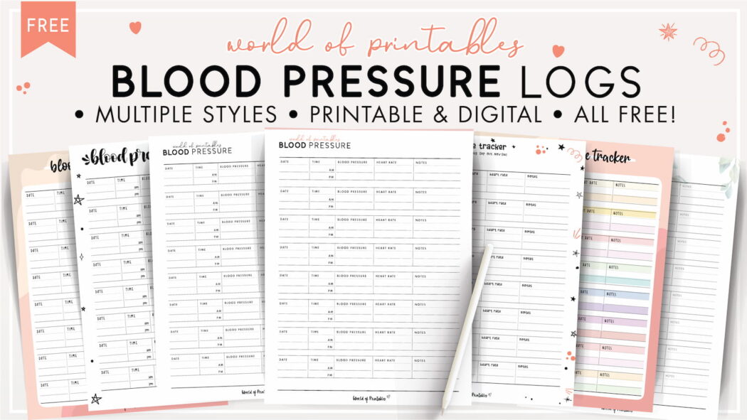 Blood Pressure Trackers - World of Printables