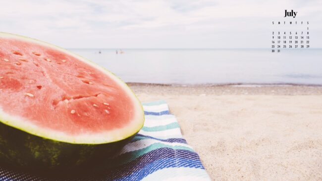 Cute July Background