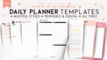 Download Daily Planner Templates PDF - World of Printables